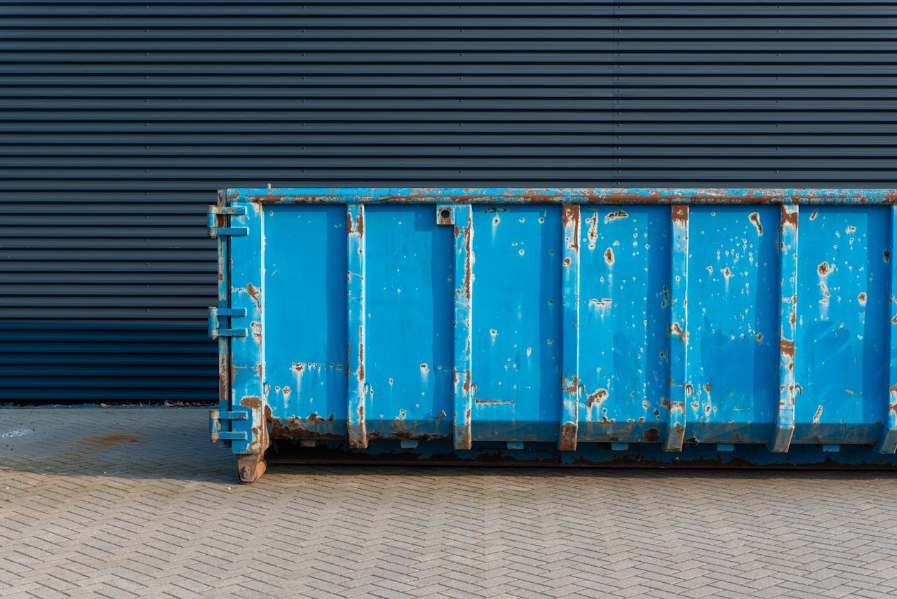 bouwafval container
